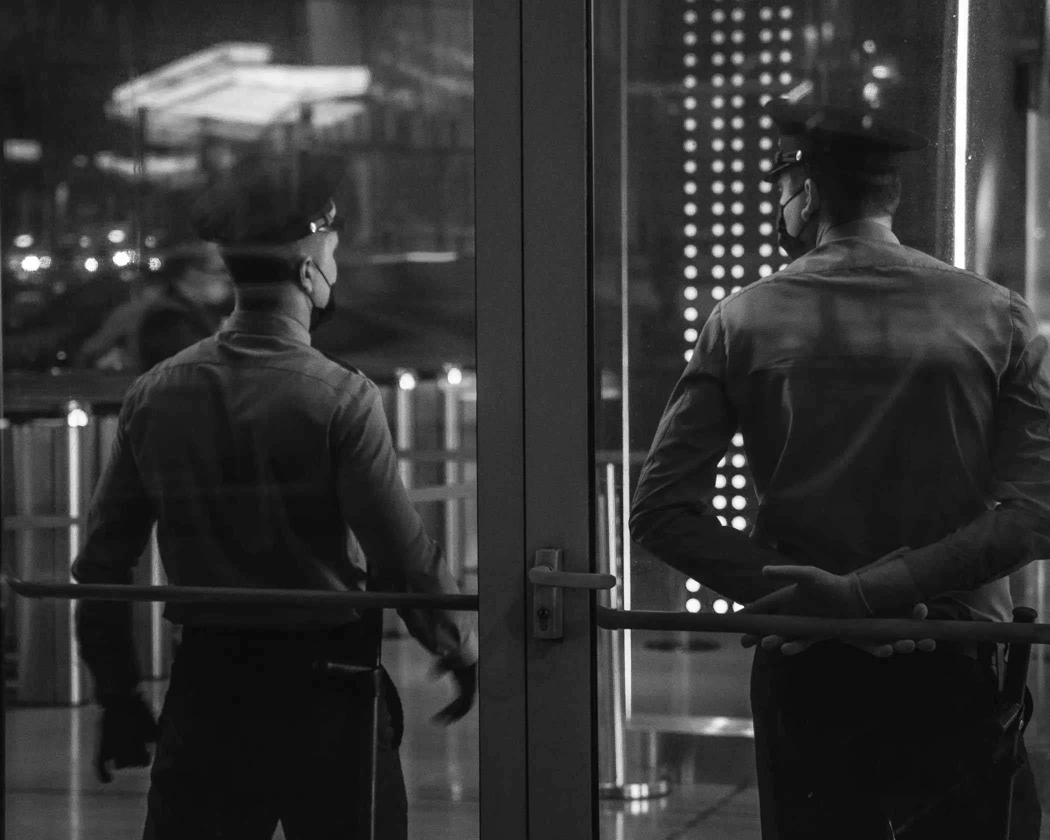 security guards at a venue in dubai